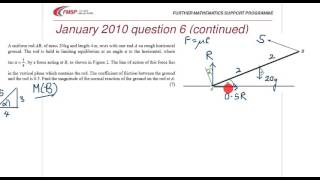 EDX M2 JAN 2010 Q6 MOMENTS