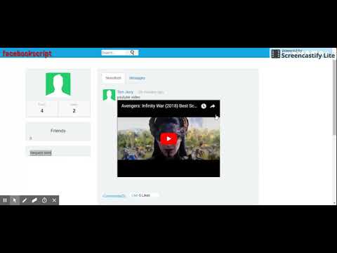 facebook script php project - YouTube