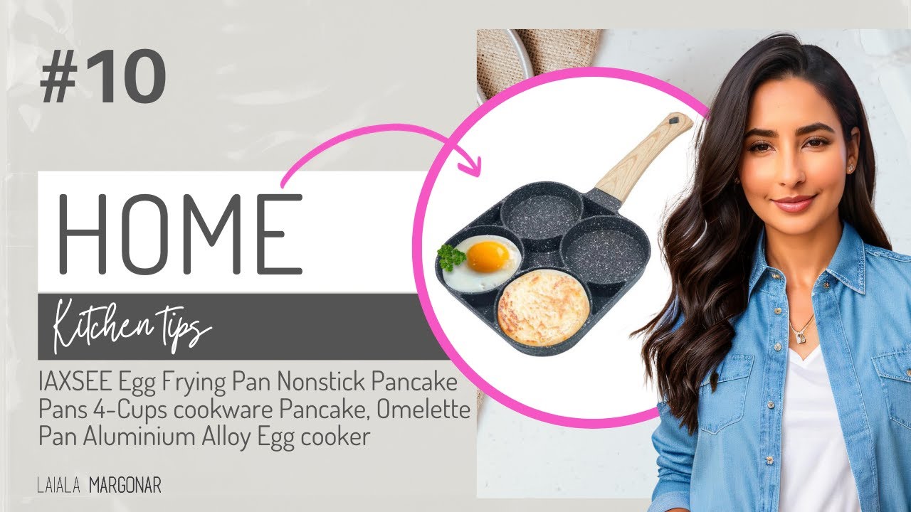 4 Cup Omelette Pan Non-stick Frying Pan Egg Pancake Kitchen