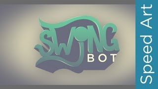 Speed Art | SwingBot Logo Design