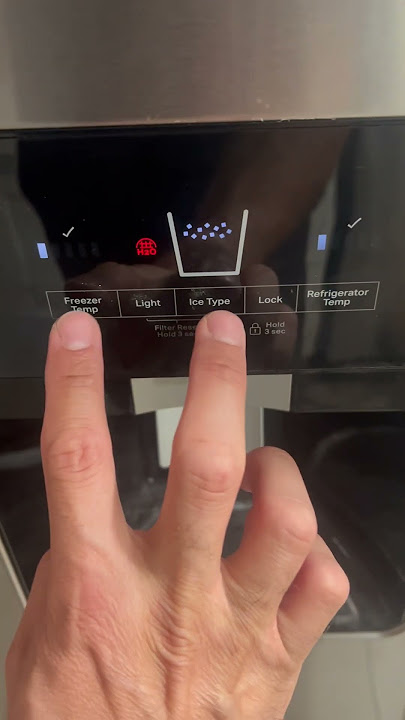 Whirlpool Refrigerator S/S test mode #shorts #refrigeratorrepair #diagnostic