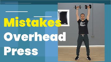 3 Overhead Press Mistakes (That can lead to back pain/poor posture)