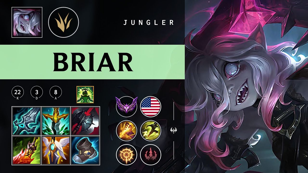 Briar Jungle vs Diana - NA Master Patch 26.01