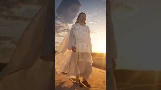 A walk of faith, guided by the morning light. 🌅✨#Faith #Jesus #WalkingInFaith #SunrisePrayer