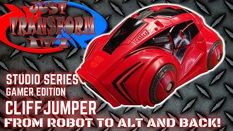 JUST TRANSFORM IT!: Studio Series Gamer Edition Cliffjumper
