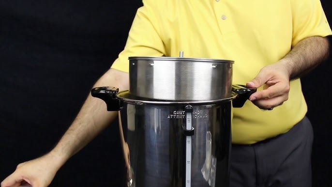 DeLonghi DCU61 Coffee Maker Pot Urn 20 - 60 Cup Stainless Steel Percolator