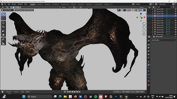 Blender Dragon Modeling – 1 Minute Time-Lapse (Beginner to Pro)"
