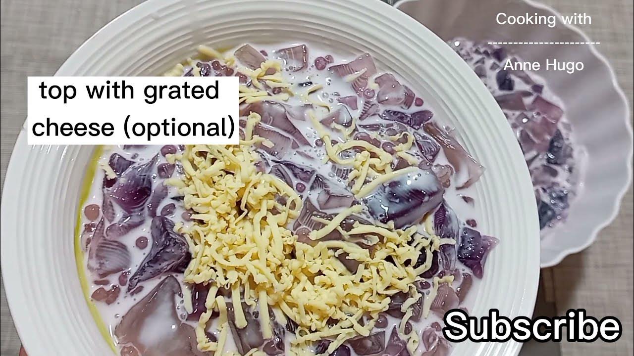 REFRESHING GRAPES LYCHEE GELATIN FLAVOR WITH TAPIOCA PEARL SALAD