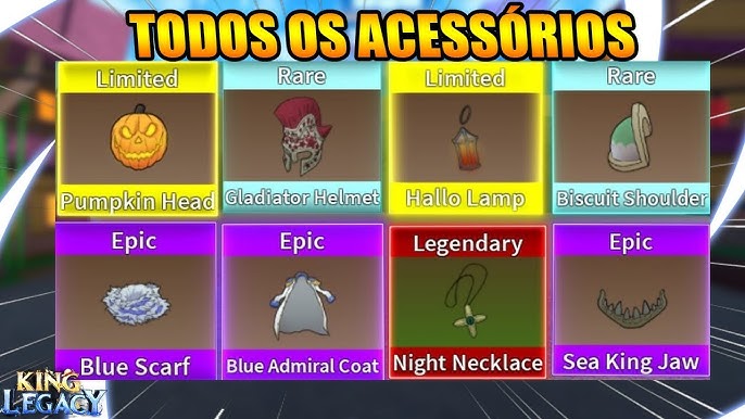 Best Accessory? All Accessories Tier List Kings Legacy Update 4! 