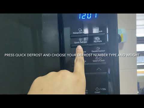 Cara Menggunakan Quick Defrost dari Microwave