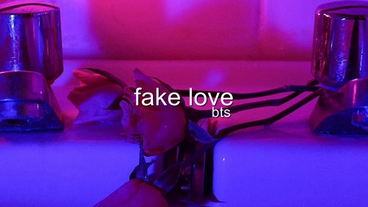bts - fake love but you're in a bathroom at a party!