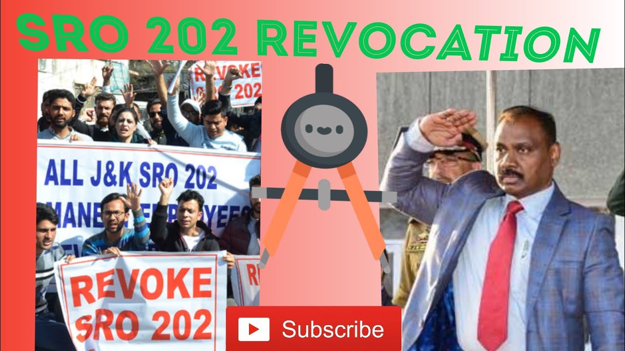 SRO 202 Revocation YouTube