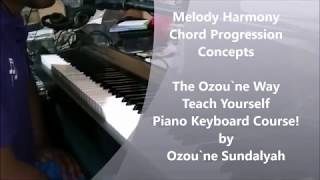 Melody Harmony Chord Progression Concepts
