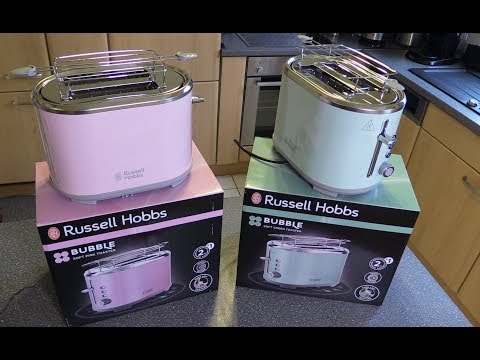 Russell Hobbs Bubble - TOASTER  - soft green oder soft pink