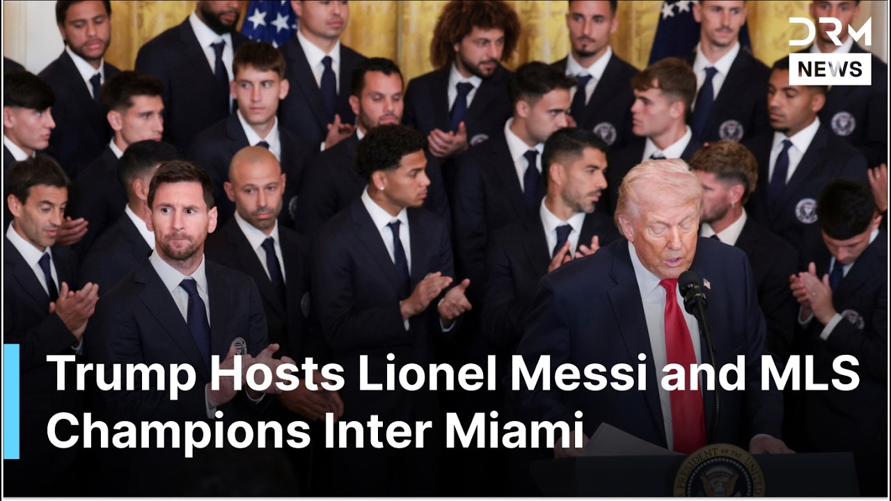 President Trump Honors Lionel Messi, Inter Miami at White House After MLS Triumph | AC1G