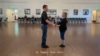 Night Club Two Step - Beginning. Basic Step and a couple basic turns.