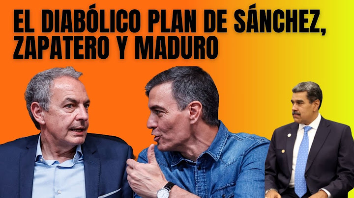 🚨 España en la mira: El plan Sánchez, Zapatero y Maduro para someterla al modelo chino