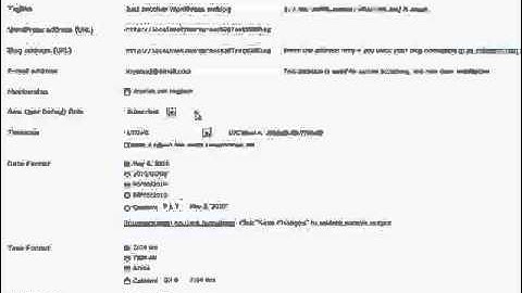 How to do general settings in wordpress - wp#16 (Speaksblog.com)