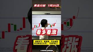 黄金结构破位，上下波动30$！ #黄金 #今日金价 #国际金价