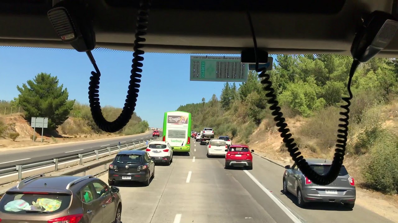 Trayecto 62 Bomberos Valparaíso · Abriendo paso en carretera [60fps]