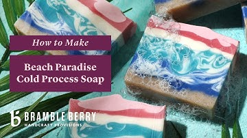 Anne-Marie Makes Beach Paradise Soap - Island Oasis Collection | Bramble Berry
