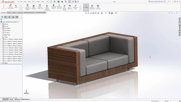 SOLIDOWRKS TUTORIAL How to make a Sofa