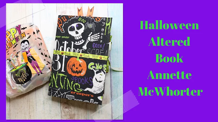 Halloween Altered book Annette Mcwhorter