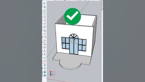 Fastest way to Create Window in SketchUp like pro with Lattice Maker Plugin #shorts #sketchup #art