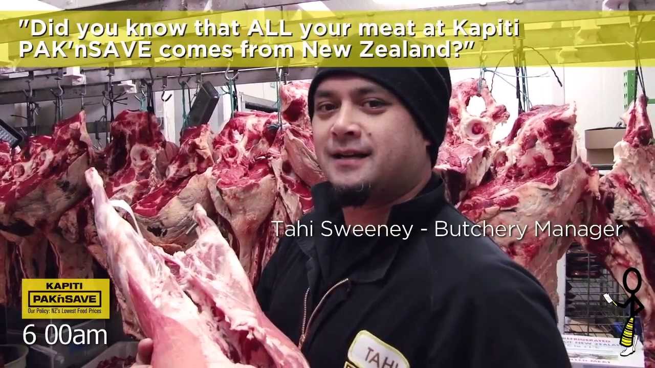 Kapiti Pak'nSAVE Butchery - a view behind the screens