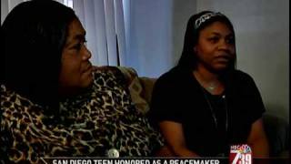 San Diego Teen honored at 2009 Peacemaker Awards