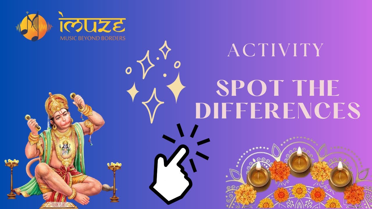 Spot the differences | Activity |Hanuman masterclass - YouTube