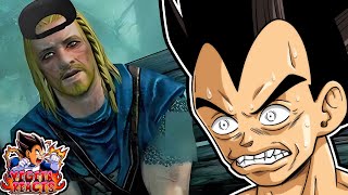 BRAIN ROT OVER 9000!!! | Vegeta Reacts To Skyrim Intro But It's Brainrot