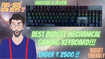 Is the Cosmic Byte Vanth the Ultimate Budget Mechanical Keyboard? | Unboxing and Review |