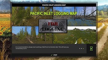 Farming simulator 17 | PACIFIC INLET LOGGING MAP | Helio Tour