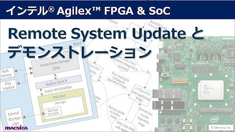 インテル® Agilex™ FPGA & SoC　Remote System Update とデモンストレーション
