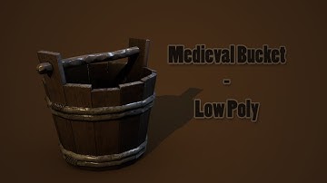Medieval Bucket - Blender [Timelapse]
