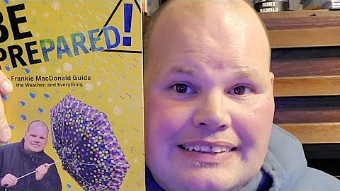 Me Holding The Frankie MacDonald Be Prepared Book
