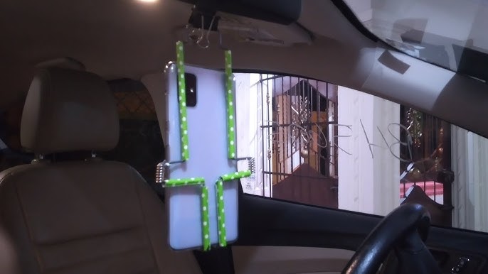 LISEN Soporte Móvil Coche Rejilla, Porta Sujeta Movil para Coche