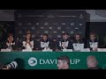 Team France Press Conference 🇫🇷 - Davis Cup Quebec City - Qualifiers 2nd Round