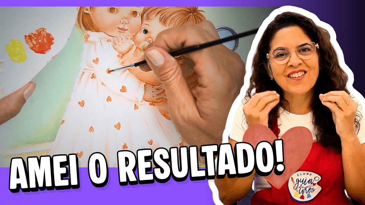 Como pintar vestidinho de dormir | Márcia Suelí | Pintura Baby