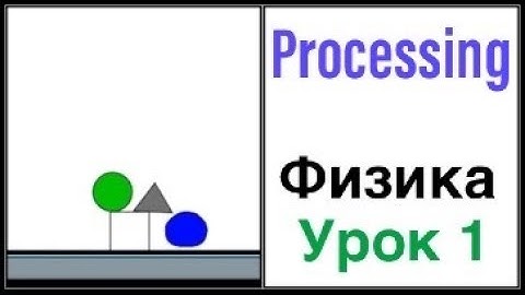 Processing Физика. Урок 1. Объекты.
