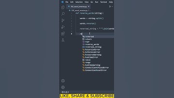 Reverse word of a string #python #shorts #programming