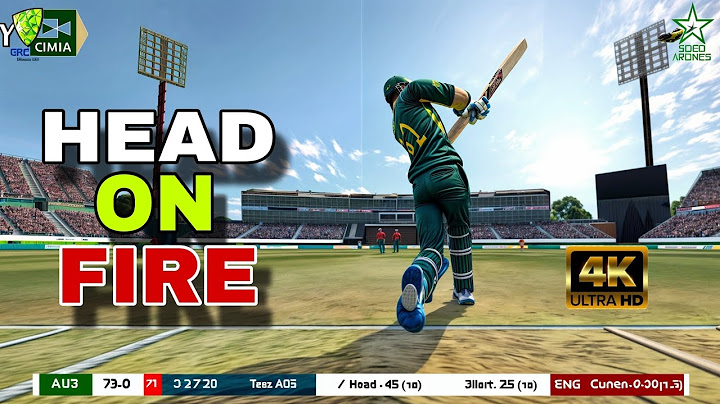 AUSTRALIA VS ENGLAND 1ST T20 MATCH T.HEAD ON FIRES 23 OF 59 4k ULTRA HD VIDEO