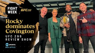 ROCKY DOMINATES COVINGTON 😮‍💨 #UFC296 Review Show with The Champ Leon ‘Rocky’ Edwards 🏆