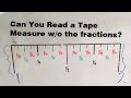 How to Read a Tape Measure Like a PRO