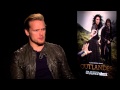 Sam Heughan of Outlander on Starz discusses his love/hate relationship with Social Media