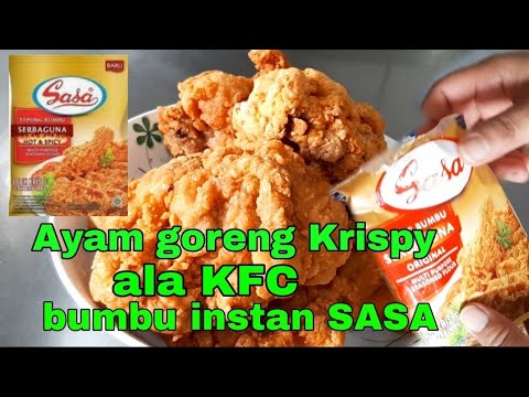 Cara Masak Ayam Goreng Tepung Sasa Serbaguna