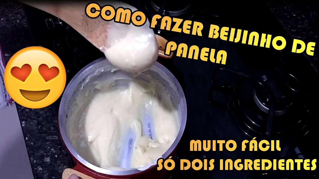 COMO FAZER BEIJINHO FACIL DE PANELA COM 2 INGREDIENTES COMO FAZER FÁCIL #RECEITAS 13