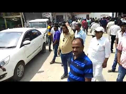 BJP Workers stopped Party's state president's vehicle