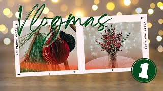 VLOGMAS #1 | Brunch, dekoracije in božični šopek | SGM